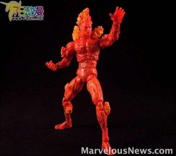 4寸惊奇漫画传奇Showdown系列 Booster Packs 第2代 Human Torch 霹雳火