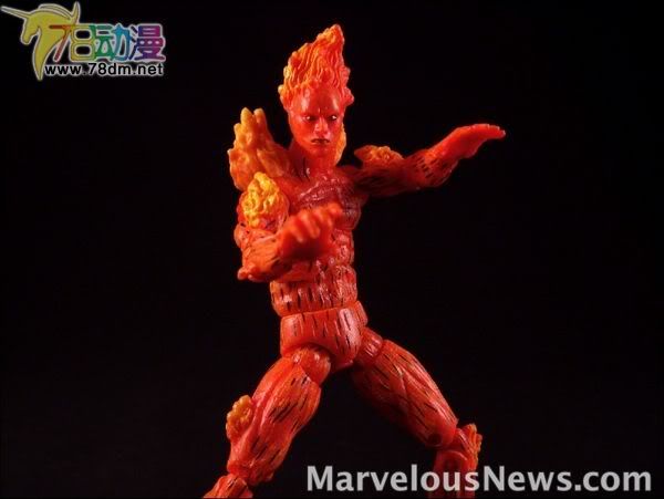 4寸惊奇漫画传奇Showdown系列 Booster Packs 第2代 Human Torch 霹雳火