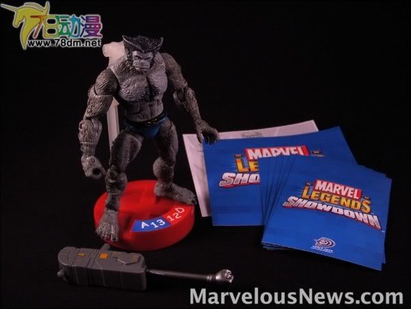4寸惊奇漫画传奇Showdown系列 Booster Packs 第3代 Beast - Variant 蓝兽 特别版