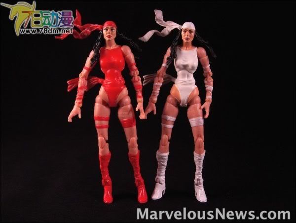 4寸惊奇漫画传奇Showdown系列 Booster Packs 第3代 Elektra 黑天使