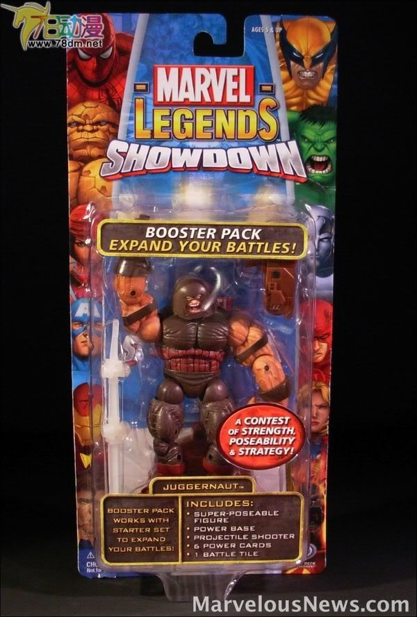 4寸惊奇漫画传奇Showdown系列 Booster Packs 第3代 Juggernaut 圣像