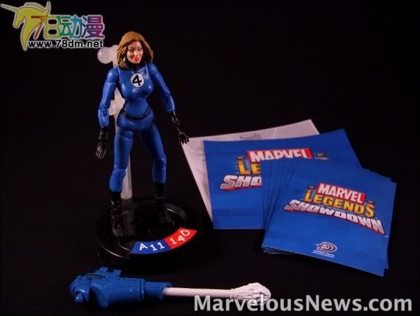 4寸惊奇漫画传奇Showdown系列 Booster Packs 第4代 Classic Invisible Woman 经典隐形女