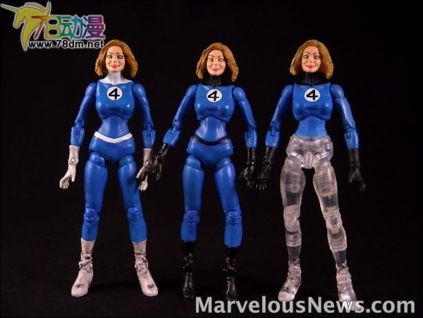 4寸惊奇漫画传奇Showdown系列 Booster Packs 第4代 Classic Invisible Woman 经典隐形女