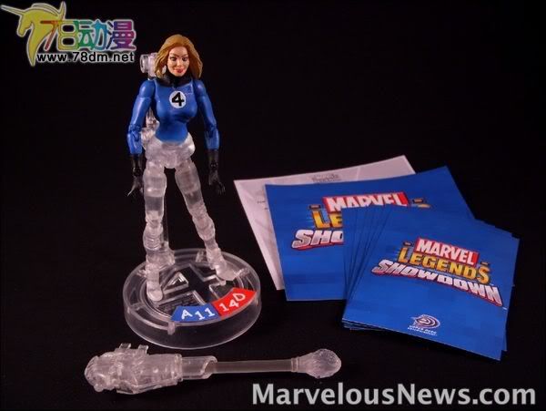 4寸惊奇漫画传奇Showdown系列 Booster Packs 第4代 Classic Invisible Woman - Variant 1 (Phasing) 经典隐形女 特别版 半身隐形