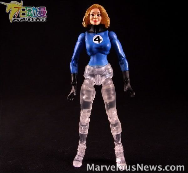 4寸惊奇漫画传奇Showdown系列 Booster Packs 第4代 Classic Invisible Woman - Variant 1 (Phasing) 经典隐形女 特别版 半身隐形