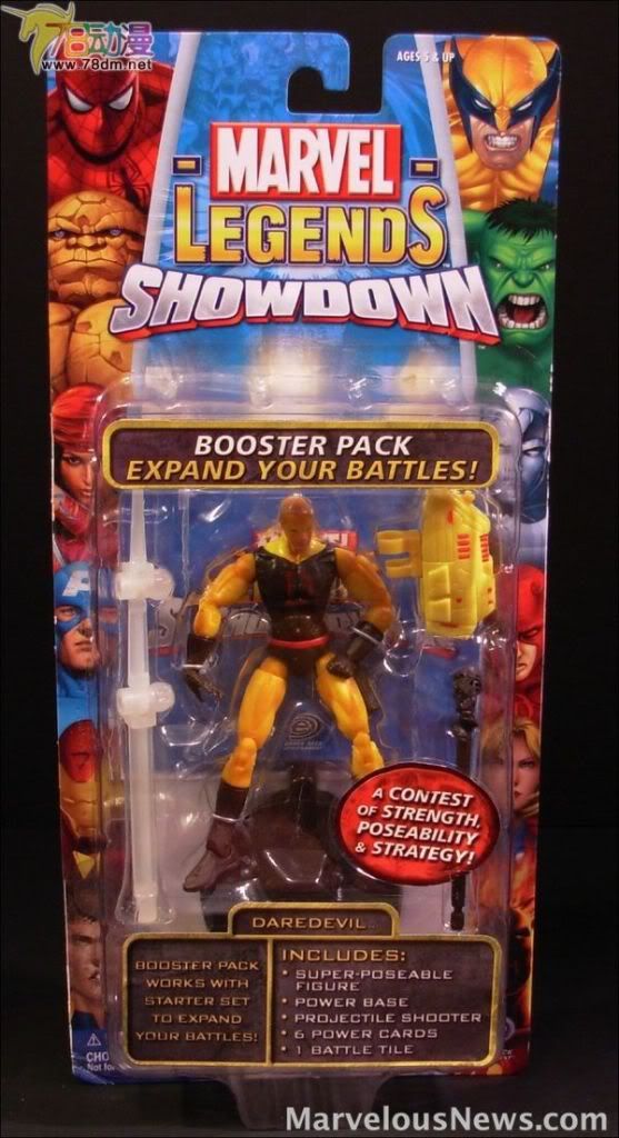 4寸惊奇漫画传奇Showdown系列 Booster Packs 第4代 Daredevil - Variant (First Appearance) 夜魔侠 特别版