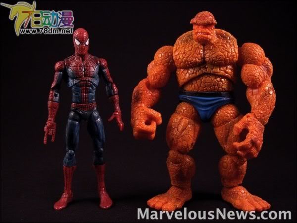 4寸惊奇漫画传奇Showdown系列 Starter Packs 第1代 Spider-Man vs. Thing 蜘蛛侠VS石头人