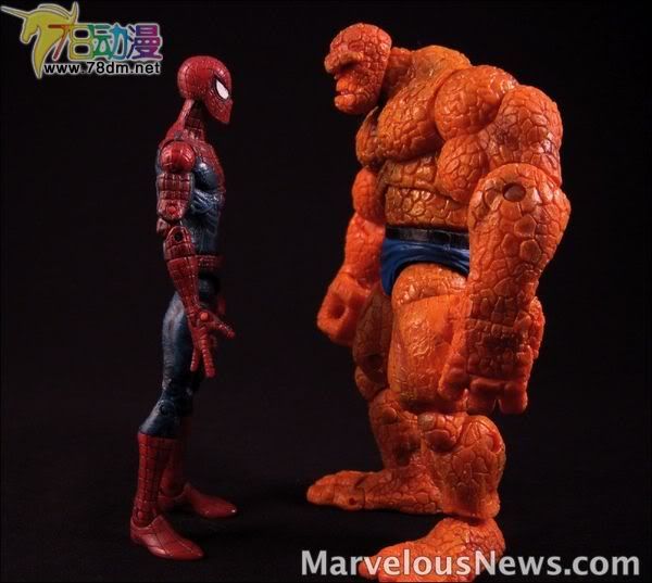 4寸惊奇漫画传奇Showdown系列 Starter Packs 第1代 Spider-Man vs. Thing 蜘蛛侠VS石头人