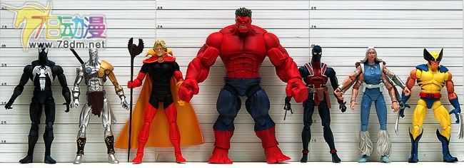 Marvel Legends Red Hulk Series 孩之宝 红浩克系列 Red Hullk 红浩克