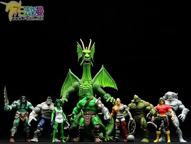 Marvel Legends Fin Fang Foom Series 孩之宝 绿巨人系列 Fin Fang Foom 巨龙