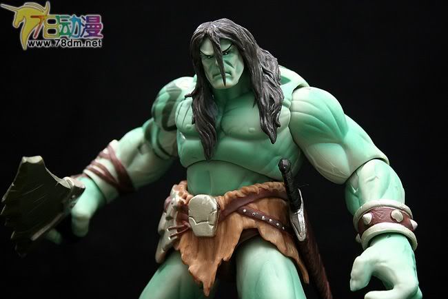 Marvel Legends Fin Fang Foom Series 孩之宝 绿巨人系列 Skaar - Son of Hulk 斯卡尔 绿巨人之子