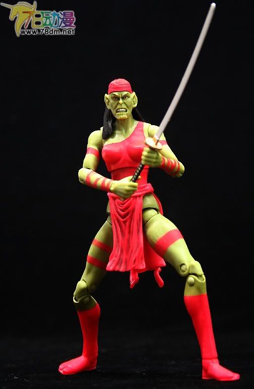 Marvel Legends Twin Packs  双人套装第1代 Skrull Elektra and Ronin  Skrull族黑天使与浪人