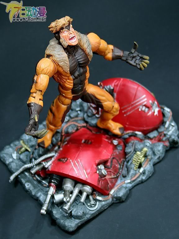 Marvel Legends Series 5 惊奇漫画传奇系列可动玩具 第5代 Sabertooth 剑齿虎