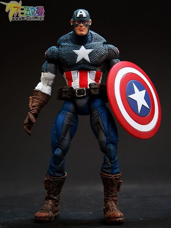 Marvel Legends Series 8 惊奇漫画传奇系列可动玩具 第8代 Ultimate Captain America 终极美国队长