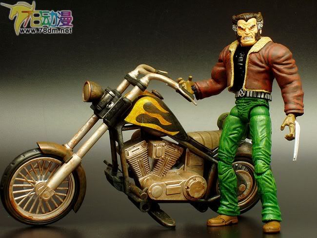Marvel Legends Series 11 Legendary Riders Series 惊奇漫画传奇系列可动玩具 第11代 Days of Future Past Logan 便服罗根