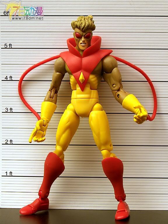 Marvel Legends Series 13 Onslaught Series 惊奇漫画传奇系列可动玩具 第13代 Pyro 火人