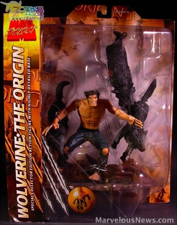 MARVEL SELECT 惊奇漫画精选系列 Wolverine: The Origin 金刚狼前传