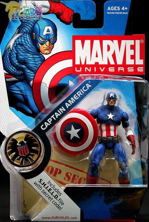 Marvel Universe Series 2  惊奇漫画宇宙系列 第2代 Captain America 美国队长