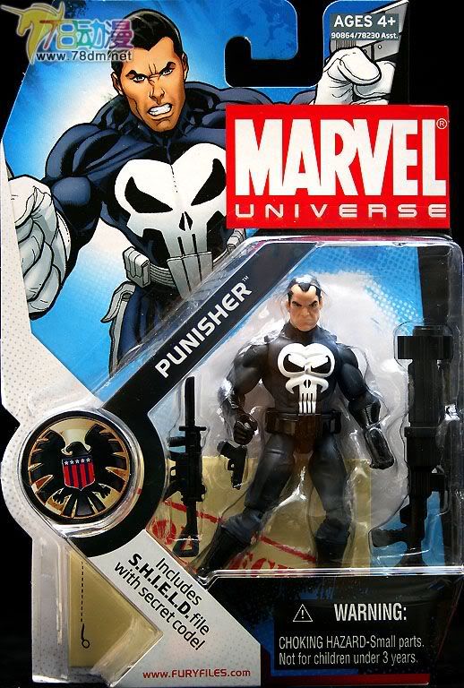 Marvel Universe Series 3  惊奇漫画宇宙系列 第3代 Modern Punisher 惩罚者