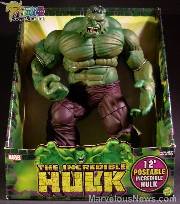 无敌浩克可动系列玩具 12寸系列 Incredible Hulk 无敌浩克