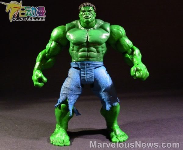 绿巨人电影版可动系列玩具 第1代 Punching Hulk 砸墙浩克