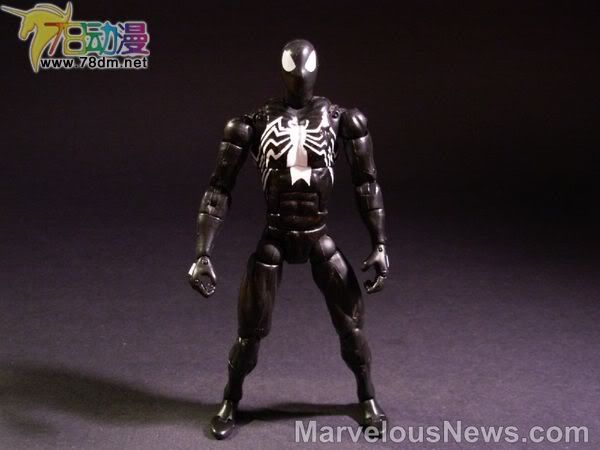 蜘蛛侠可动系列 第9代 Black Costume Spider-Man 黑蜘蛛侠