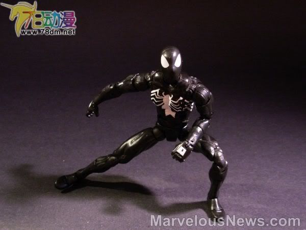 蜘蛛侠可动系列 第9代 Black Costume Spider-Man 黑蜘蛛侠