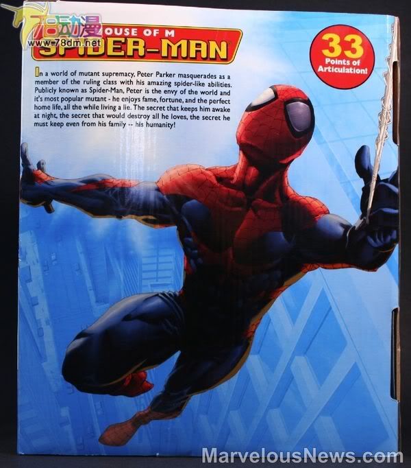 Amazing蜘蛛侠 12寸系列 House of M Spider-Man M家族蜘蛛侠