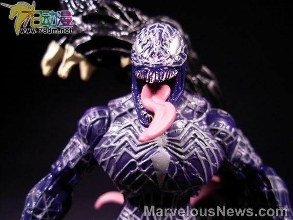 蜘蛛侠电影版第三部 软泥攻击系列 毒液 带下巴陷阱