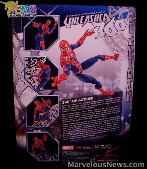蜘蛛侠电影版第三部 Unleashed 360系列 Spider-Man 蜘蛛侠