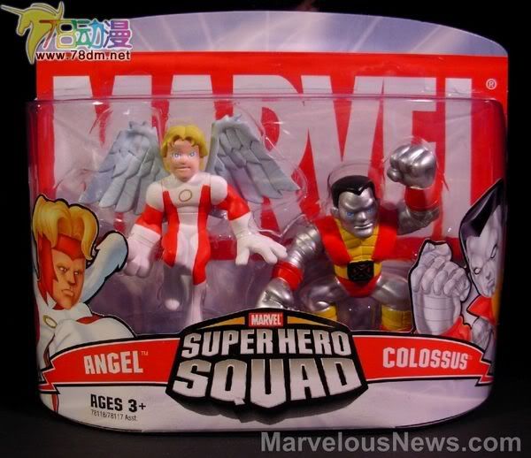 惊奇漫画超级英雄小队 第1代 Angel & Colossus 天使与金属人