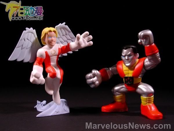 惊奇漫画超级英雄小队 第1代 Angel & Colossus 天使与金属人