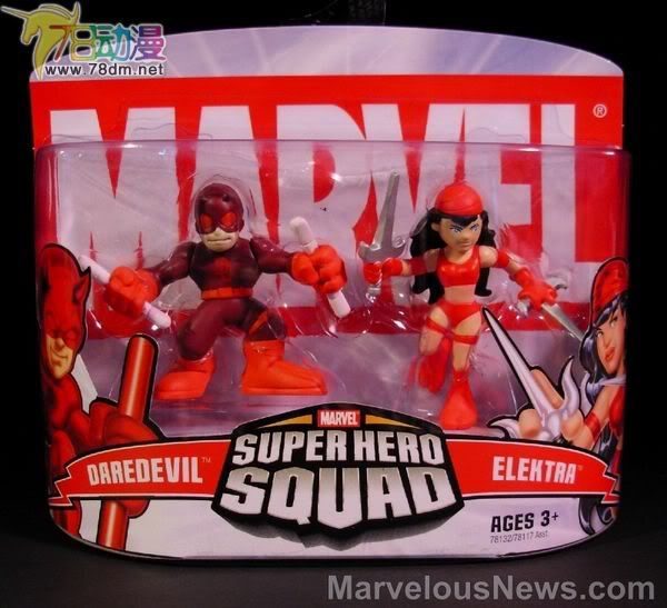 惊奇漫画超级英雄小队 第2代 Daredevil & Elektra 夜魔侠与黑天使