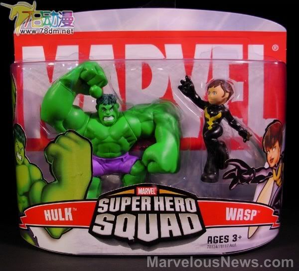 惊奇漫画超级英雄小队 第2代 Hulk & Wasp 绿巨人与大黄蜂