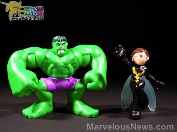 惊奇漫画超级英雄小队 第2代 Hulk & Wasp 绿巨人与大黄蜂