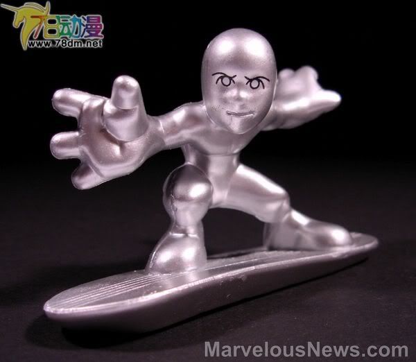 惊奇漫画超级英雄小队 第3代 Human Torch & Silver Surfer 霹雳火与银影侠