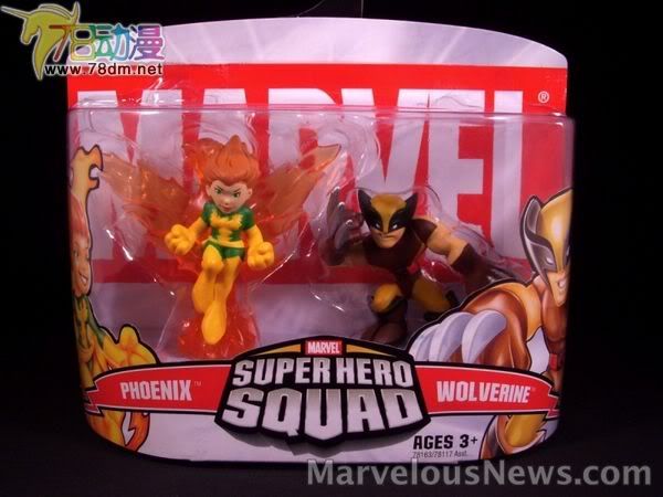 惊奇漫画超级英雄小队 第4代 Phoenix & Wolverine 凤凰羽金刚狼