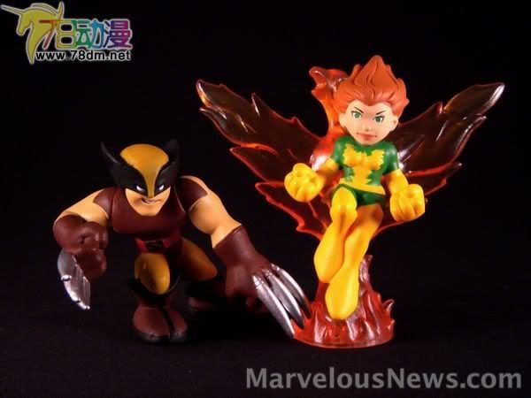 惊奇漫画超级英雄小队 第4代 Phoenix & Wolverine 凤凰羽金刚狼