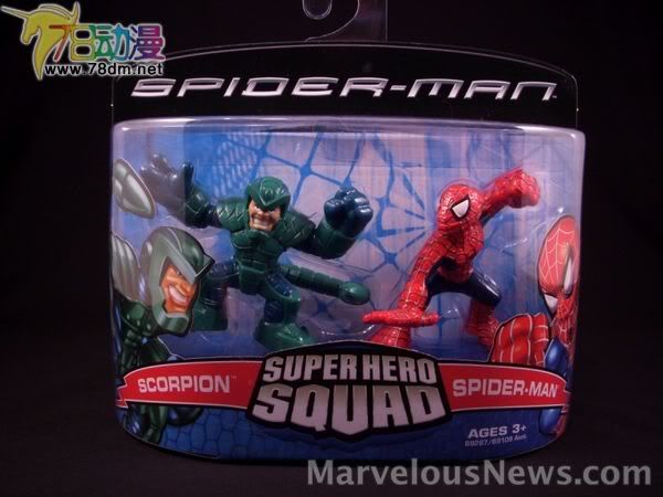 蜘蛛侠超级英雄小队 第2代 Spider-Man vs Scorpion 蜘蛛侠对蝎子人