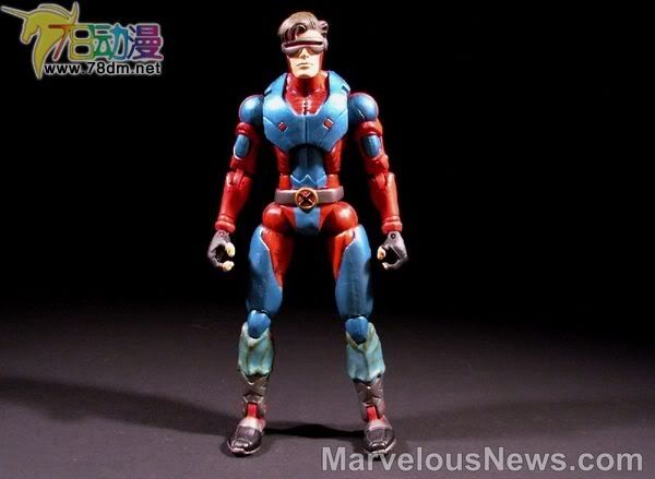 X战警可动系列 摩托版 X-Treme Mutant Cycle Cyclops 独眼龙与摩托车