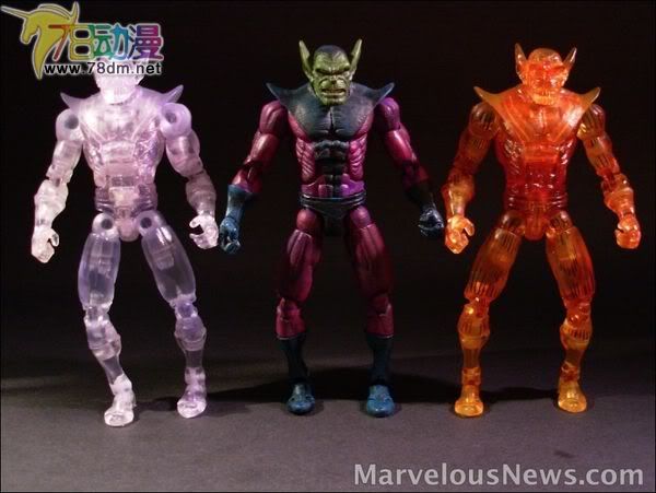 Fantastic Four Series 1 神奇四侠可动系列玩具 第1代 Transforming Super Skrull 超级斯克鲁尔人