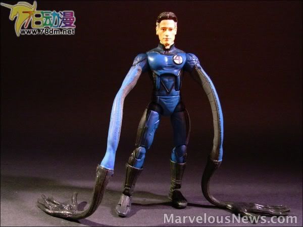 神奇四侠电影版1可动系列玩具 6寸系列第5代 Rubberized Mr. Fantastic 神奇先生