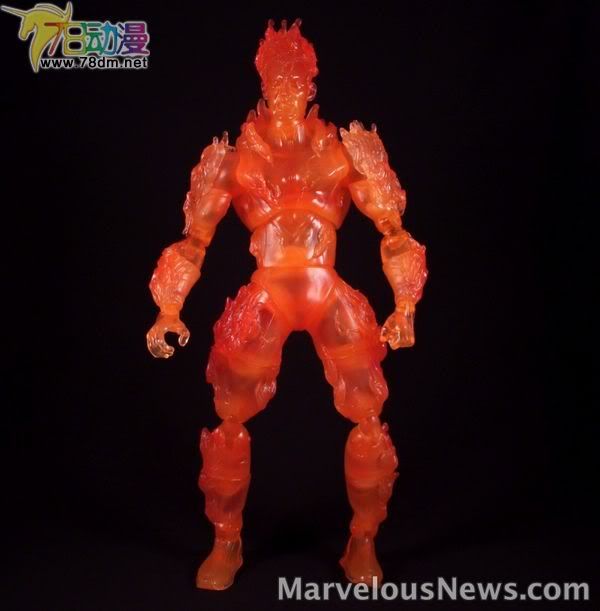 神奇四侠电影版1可动系列玩具 12寸系列 Human Torch - Variant 霹雳火