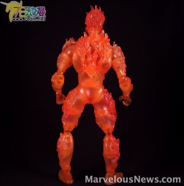 神奇四侠电影版1可动系列玩具 12寸系列 Human Torch - Variant 霹雳火