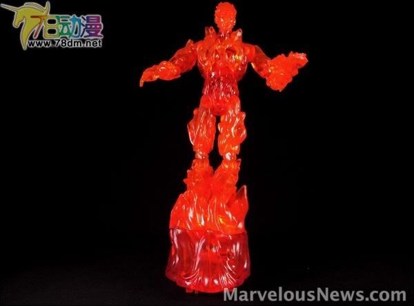 神奇四侠电影版2可动系列玩具 第1代 Blast Off Human Torch 霹雳火
