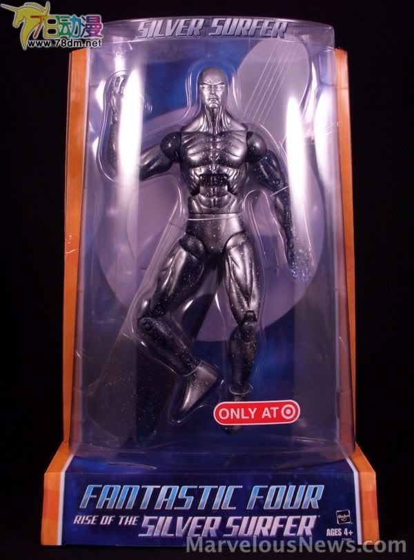 神奇四侠可动玩具 Cosmic Silver Surfer (Target Exclusive) 12寸银影侠