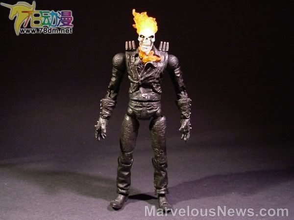 恶灵骑士电影版可动系列玩具 第1代 Fire Blast Ghost Rider 火焰恶灵骑士