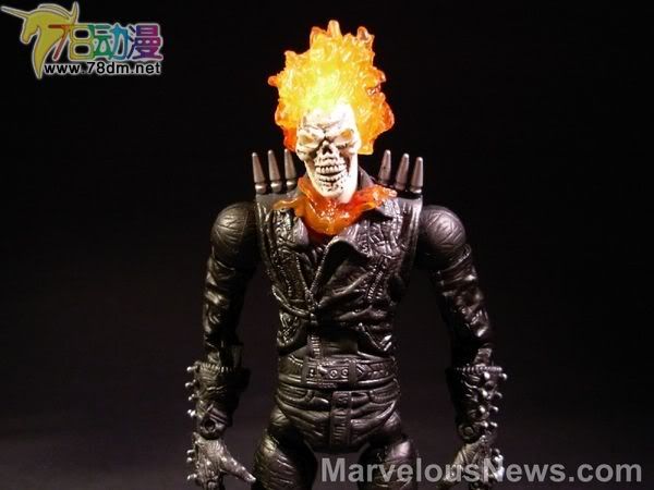 恶灵骑士电影版可动系列玩具 第1代 Raging Ghost Rider 狂暴恶灵骑士