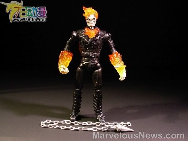 恶灵骑士电影版可动系列玩具 第2代 Flame Fist Ghost Rider 火拳恶灵骑士