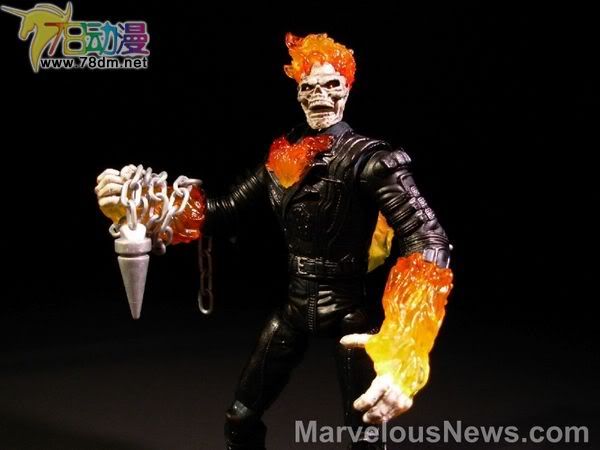 恶灵骑士电影版可动系列玩具 第2代 Flame Fist Ghost Rider 火拳恶灵骑士